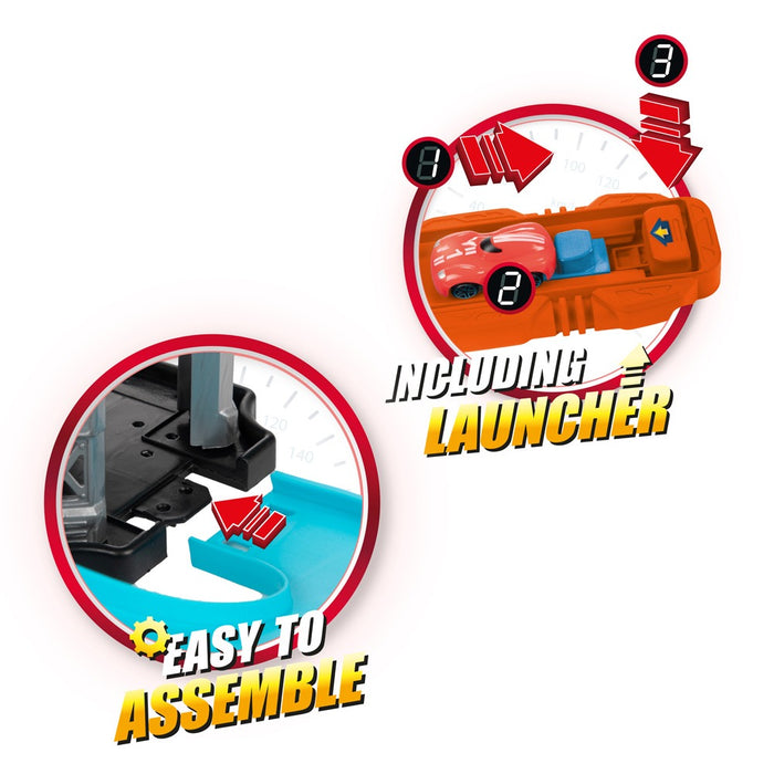 TToys Turbo Racer Паркинг Гараж с 3 Колички