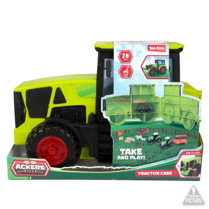 Ttoys Трактор Куфар с Животни и Фермерски Принадлежности