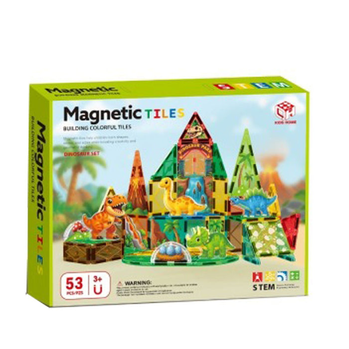 Magnetic Tiles Магнитен Конструктор с Динозаври 53ч.