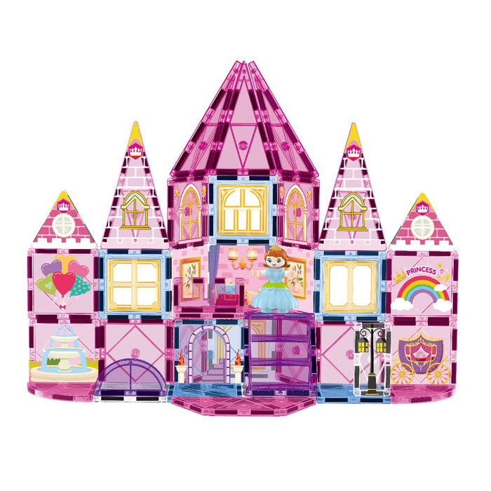 Magnetic Tiles Магнитен Конструктор Замък 48ч.