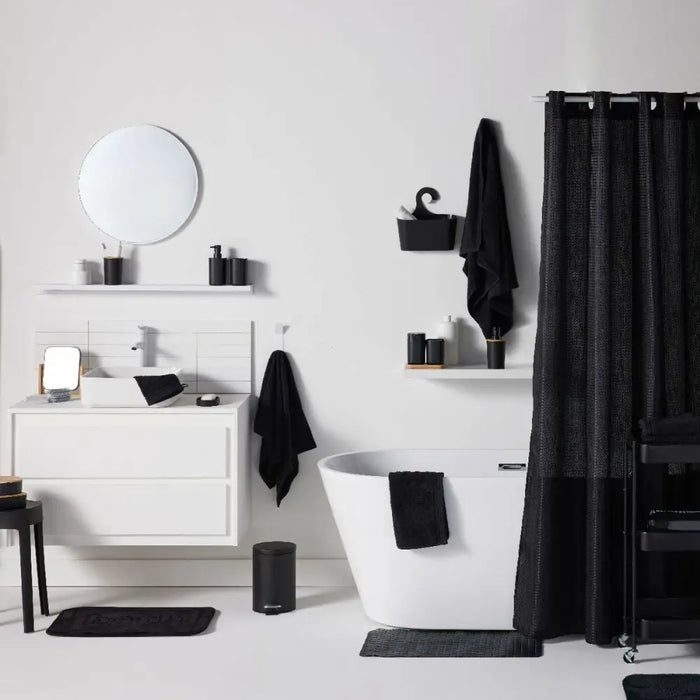 Нехлъзгаща се постелка за вана TODAY UTILITY Черен 40 x 60