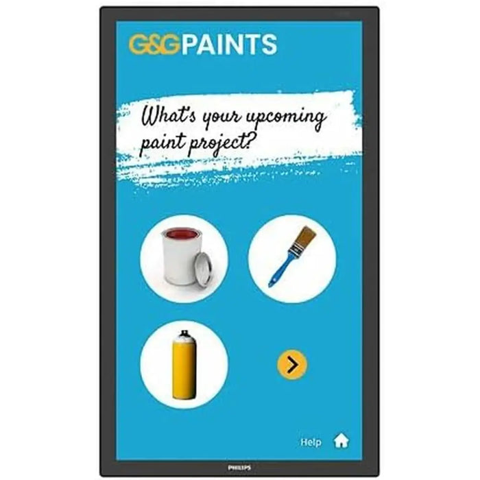 Нехлъзгаща се постелка Philips 24BDL3751T/00 Черен