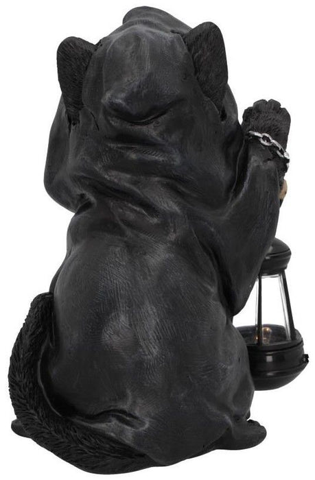 Статуетка Nemesis Now Adult: Gothic - Reaper's Feline Lantern, 18 cm