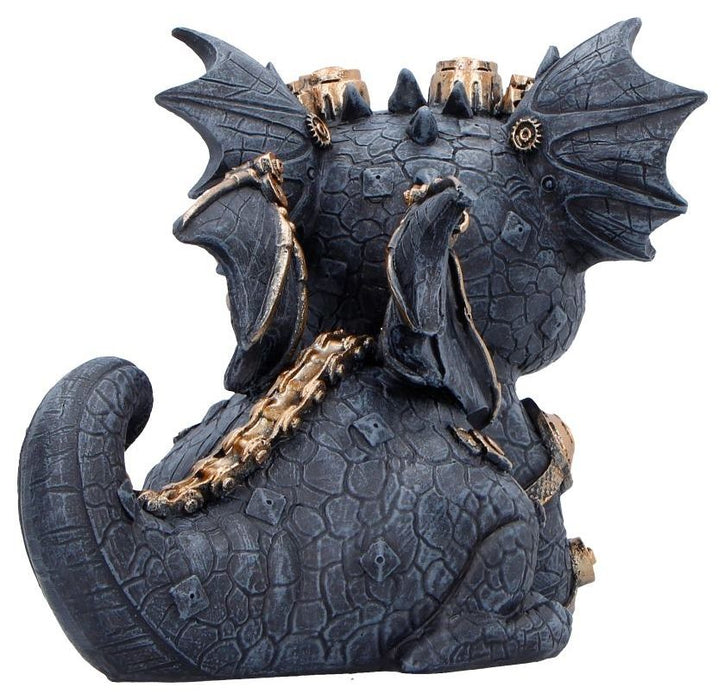 Статуетка Nemesis Now Fantasy: Dragons - Gearling (Black), 14.6 cm