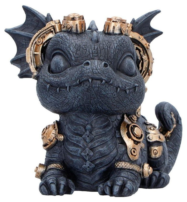 Статуетка Nemesis Now Fantasy: Dragons - Gearling (Black), 14.6 cm