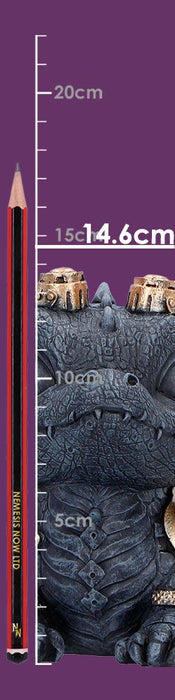 Статуетка Nemesis Now Fantasy: Dragons - Gearling (Black), 14.6 cm