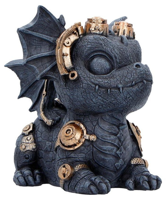 Статуетка Nemesis Now Fantasy: Dragons - Gearling (Black), 14.6 cm