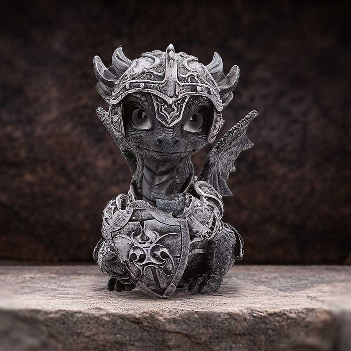 Статуетка Nemesis Now Fantasy: Dragons - Sir Shieldscale, 14 cm
