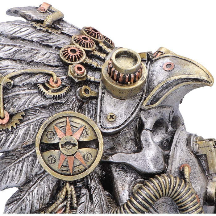 Статуетка Nemesis Now Adult: American - Cogwork Chief, 15.7 cm