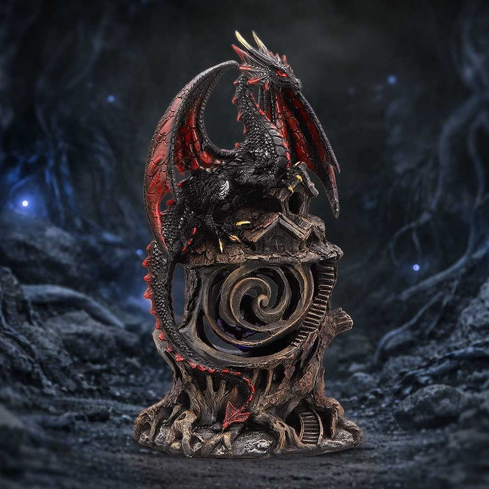 Статуетка Nemesis Now Fantasy: Dragons - Midnight Warden, 23.5 cm