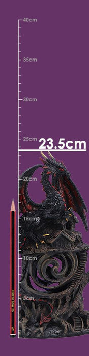Статуетка Nemesis Now Fantasy: Dragons - Midnight Warden, 23.5 cm