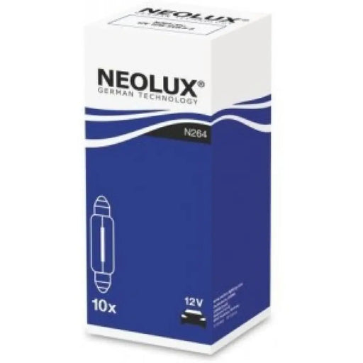 NEOLUX C10W 3200K 10 W 12V BLISTER X2 PCS