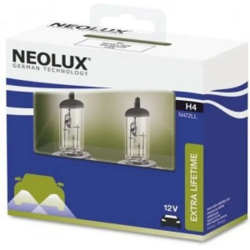 NEOLUX H4 3500K 55W 12V DOUBLE SOFT CARTON BOX X2 PCS
