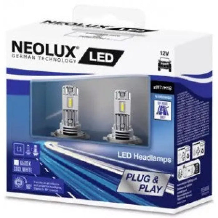 NEOLUX H7/H18 6500K 11W 12V DOUBLE SOFT CARTON BOX X2 PCS