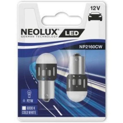 NEOLUX P21W 6000K 1 W 12V BLISTER X2 PCS