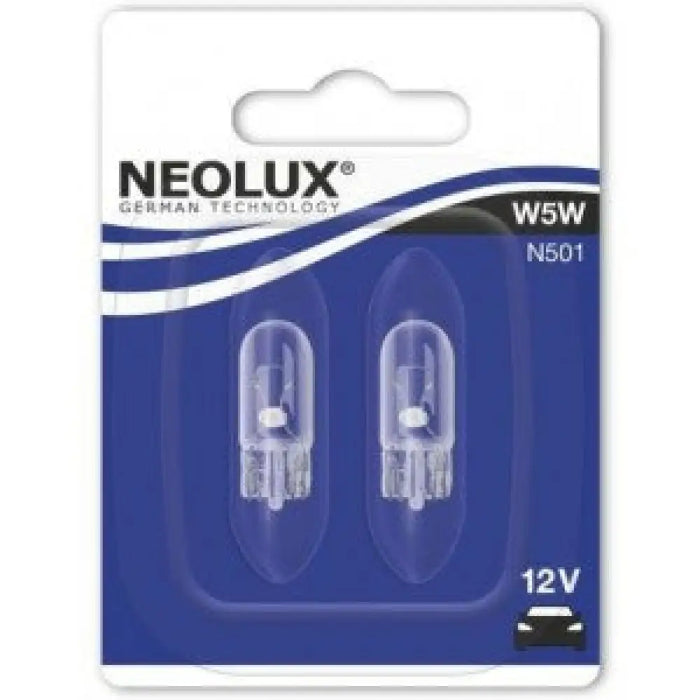 NEOLUX W5W 3200K 5 W 12V BLISTER X2 PCS