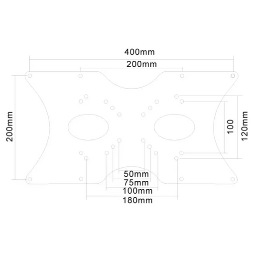 Neomounts VESA преобразувателна плоча - VESA 75/100