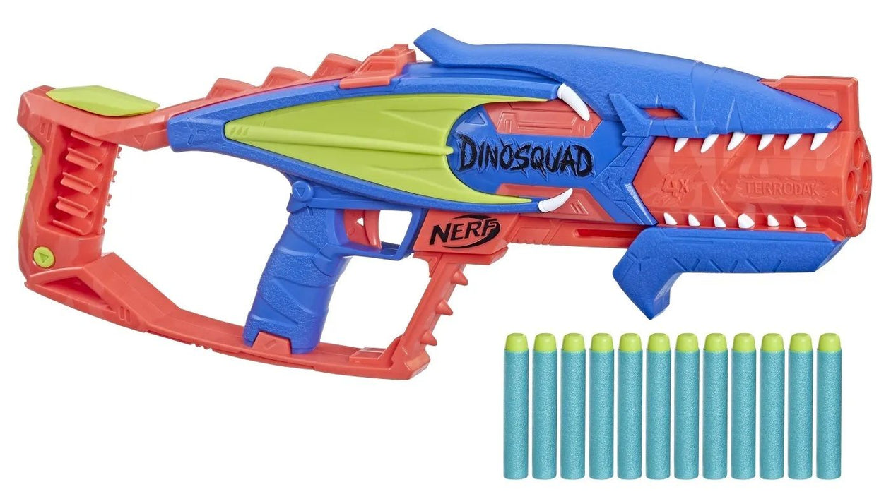 Бластер Nerf Dinosquad - Terrodak, с 12 стрели