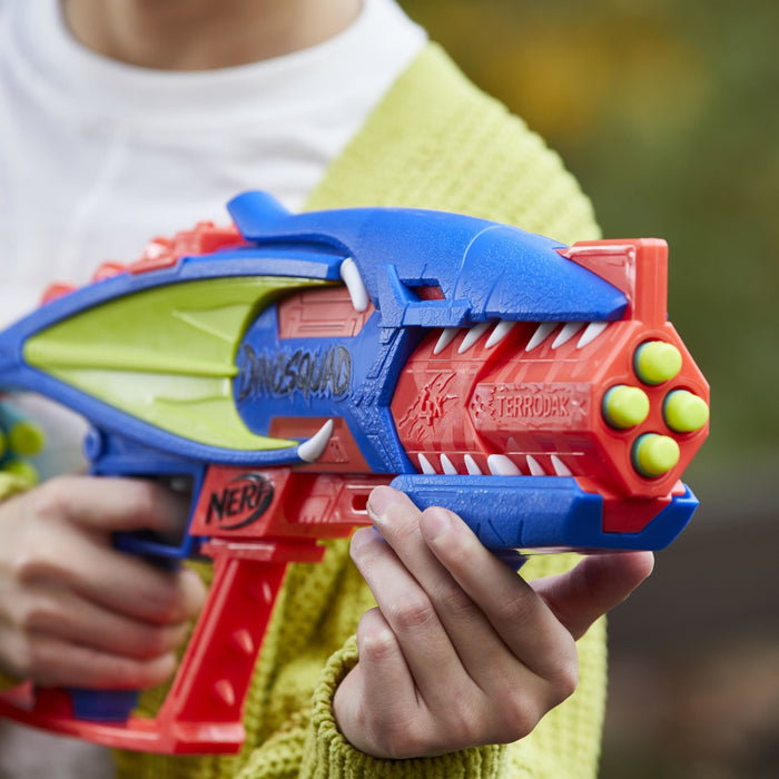 Бластер Nerf Dinosquad - Terrodak, с 12 стрели
