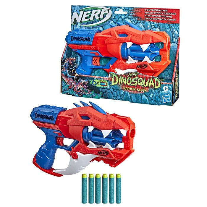 Бластер Nerf DinoSquad - Raptor Slash, с 6 стрели