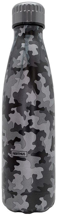Термос Nerthus - Черен камуфлаж, 500 ml