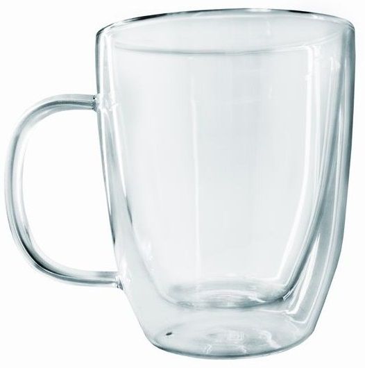 Двустенна чаша с дръжка Nerthus - 350 ml