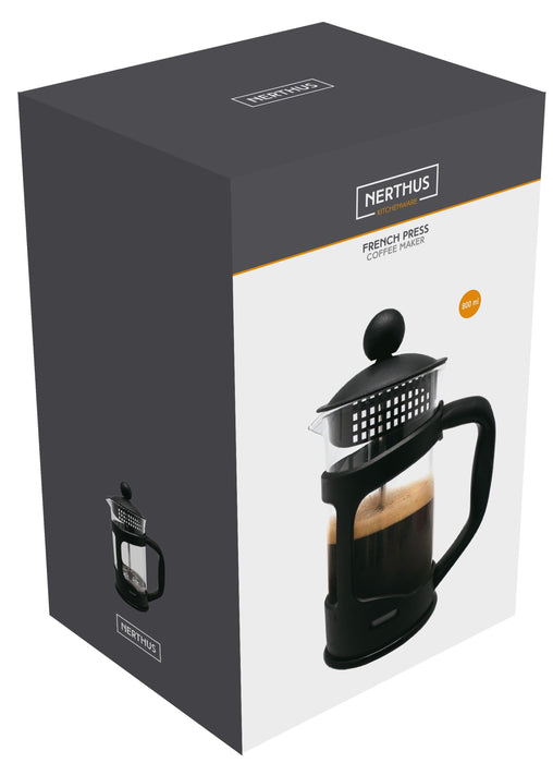 Френска преса Nerthus - 350 ml, черна