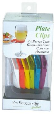 Коктейлен клипс за чаши Nerthus - Vin Buffet, 6 броя