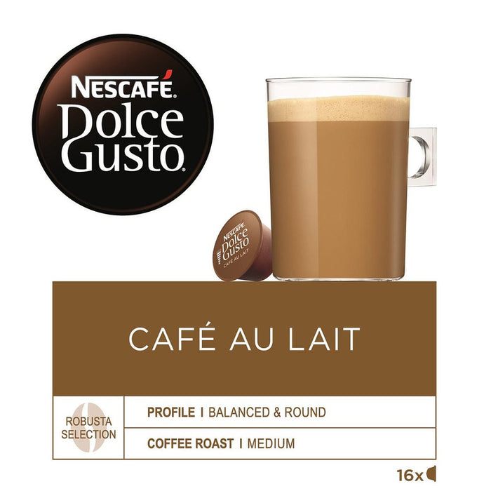 Кафе NESCAFE® Dolce Gusto® AU LAIT 16 КАПСУЛИ