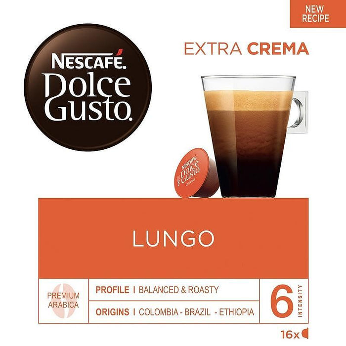 Кафе NESCAFE® Dolce Gusto® CAFFE LUNGO 16 КАПСУЛИ