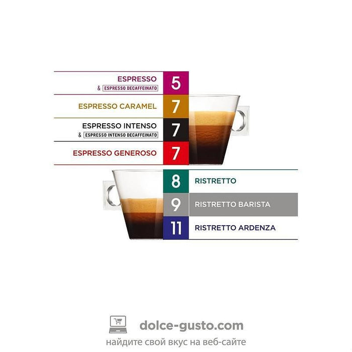 Кафе NESCAFE® Dolce Gusto® ESPRESSO BARISTA 30 КАПСУЛИ