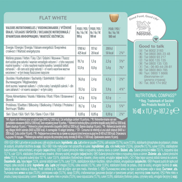 Кафе капсули NESCAFE Dolce Gusto Flat White 16 напитки