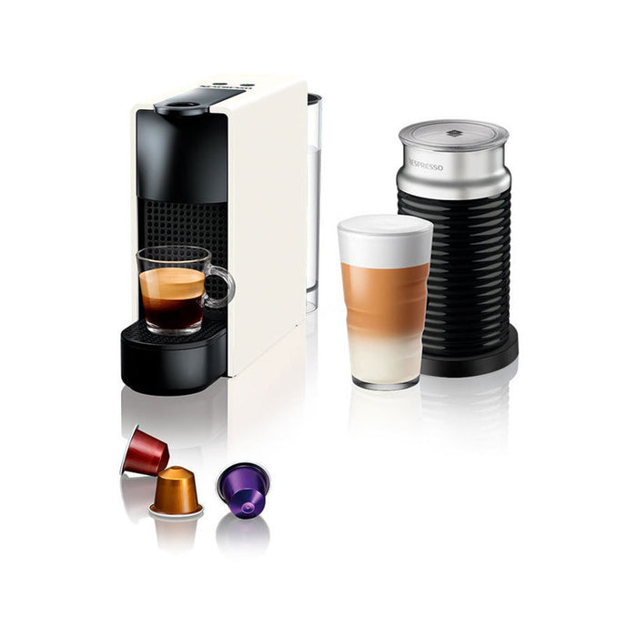 Кафемашина с капсули NESPRESSO ESSENZA WH+AEROCCINO3 19.00 bar, 600.00 ml, БЯЛ