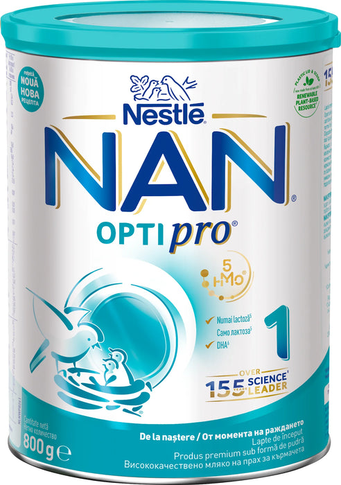 Преходно мляко за кърмачета OptiPro 1, 0+ м, 800 g