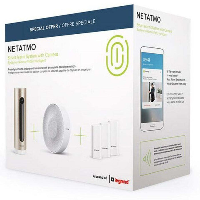 Комплект камера Netatmo NBU-ICCS със сензори и сирена