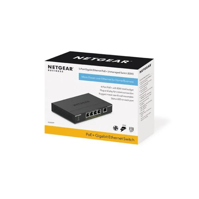 NETGEAR GS305PP Неуправляем гигабитов Ethernet