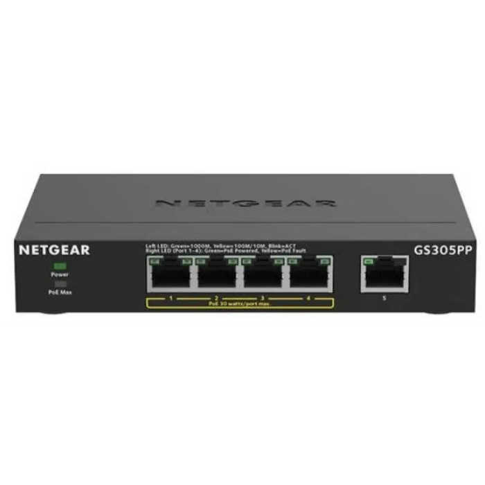 NETGEAR GS305PP Неуправляем гигабитов Ethernet
