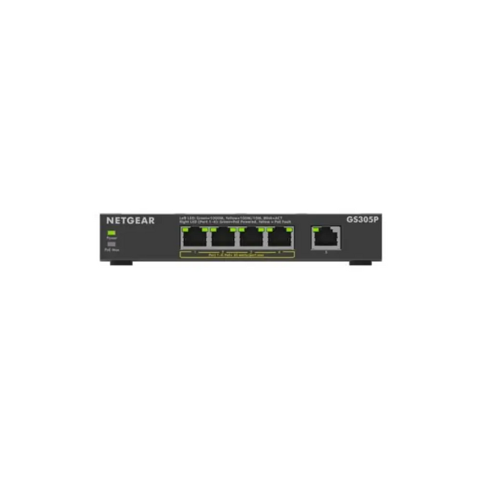 NETGEAR GS305Pv3 Unmanaged Gigabit Ethernet (10/100/1000)
