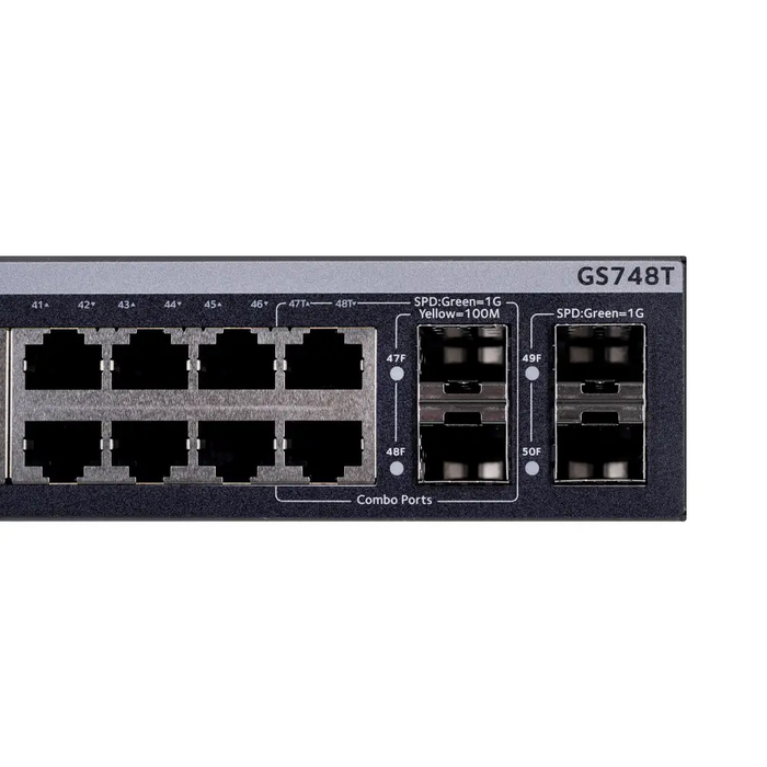 NETGEAR GS748Tv6 Управляван L2/L3/L4 Gigabit Ethernet