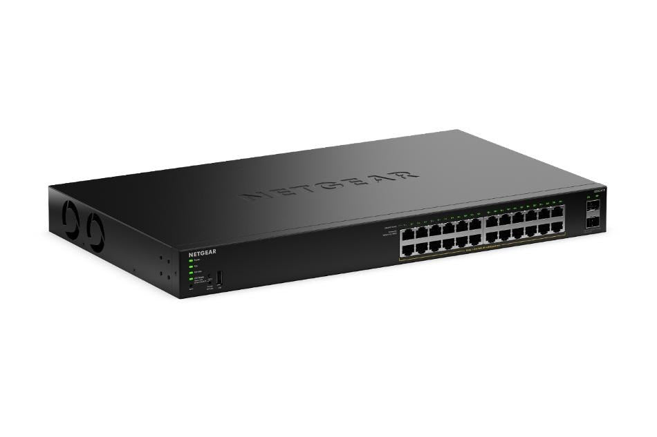 Комутатор Netgear GS310TP-200EUS 10p PoE 55W (PoE+: 8p) Управляем гигабитов комутатор