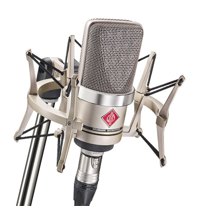 Neumann TLM 102 NI Studio-Set - кондензаторен микрофон с голяма диафрагма и шок-монтировка, никел