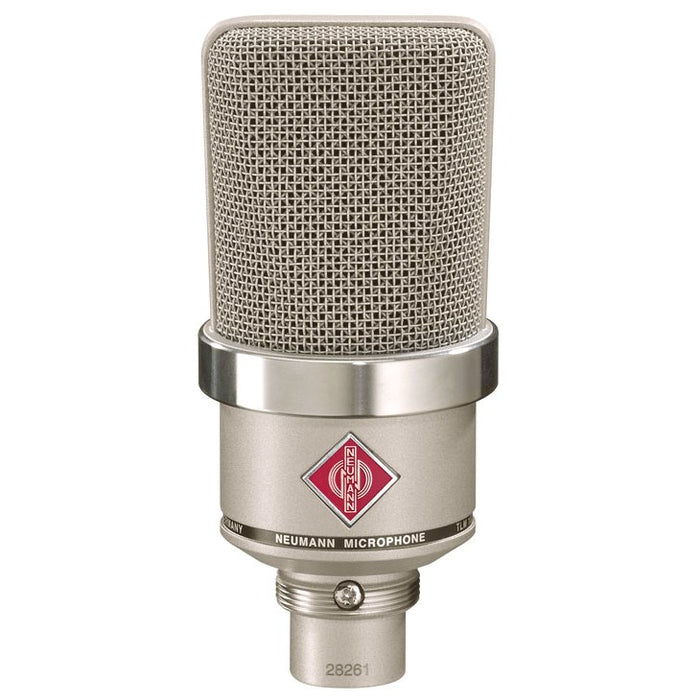 Neumann TLM 102 NI Studio-Set - кондензаторен микрофон с голяма диафрагма и шок-монтировка, никел