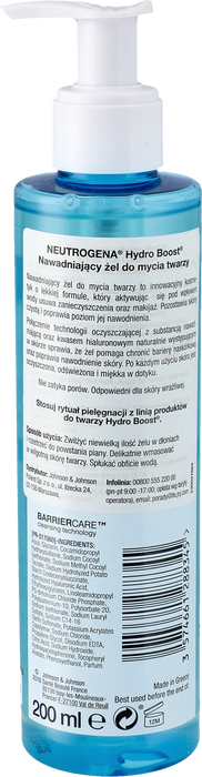 Хидратиращ почистващ гел Hydro Boost, 200 ml