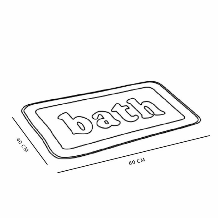 Нехлъзгаща се постелка за вана TODAY UTILITY Зелен 40 x 60