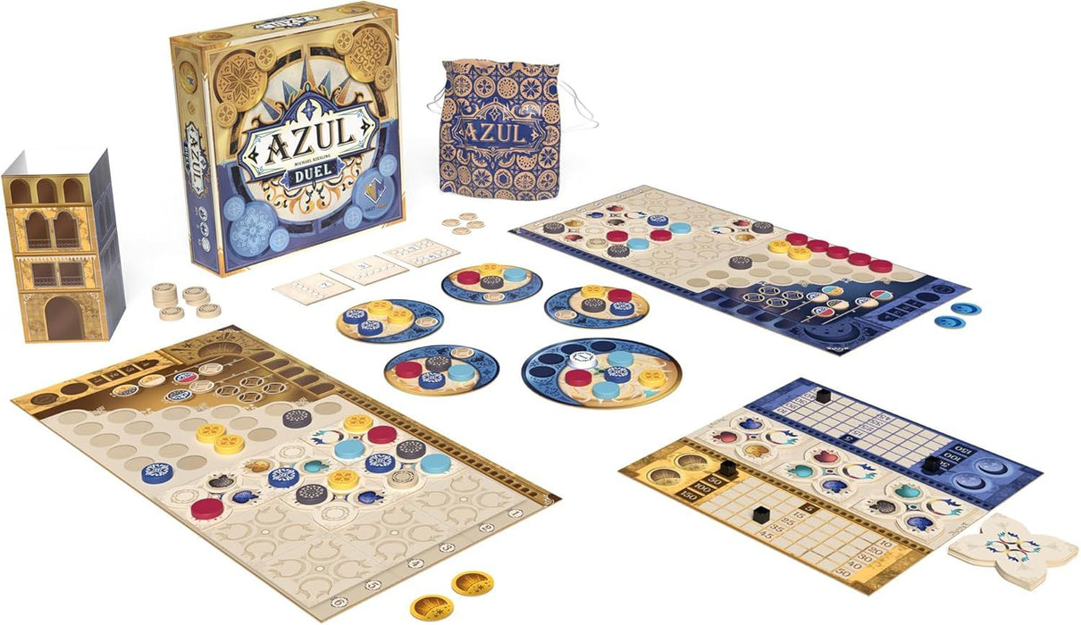 Настолна игра за двама Azul Duel - Абстрактна