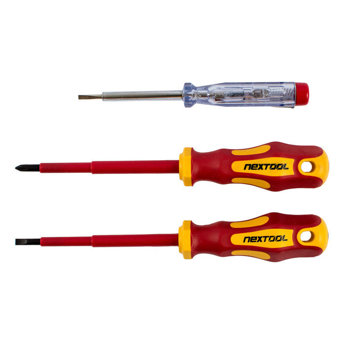 ОТВЕРТКИ ВИСОКОВОЛТОВИ КОМПЛЕК NEXTOOL D253-3