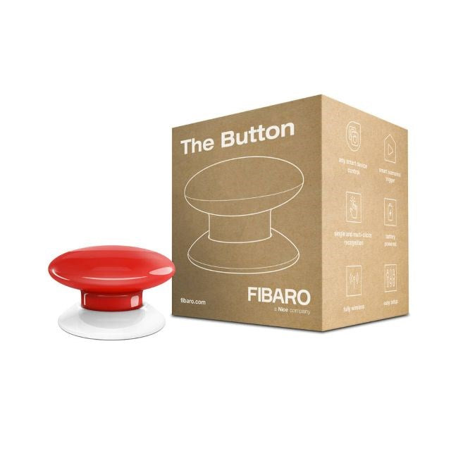 Бутон Nice Push-Control, червен (FGPB-101-3 ZW5 EU)