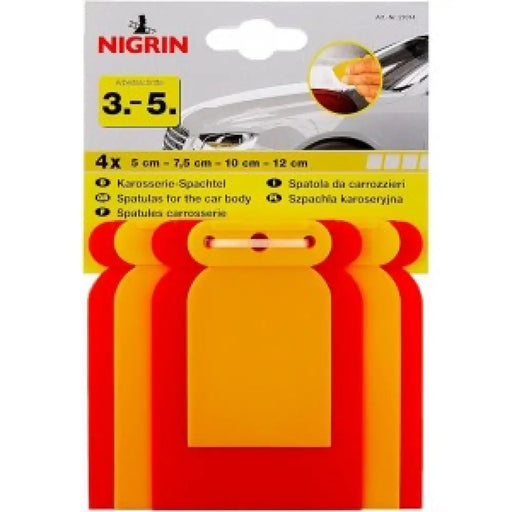NIGRIN BODY SPATULA SET OF 4 Пластмасови шпатули