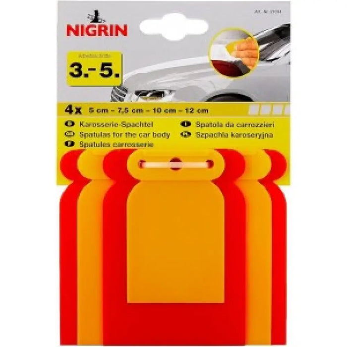 NIGRIN BODY SPATULA SET OF 4 Пластмасови шпатули