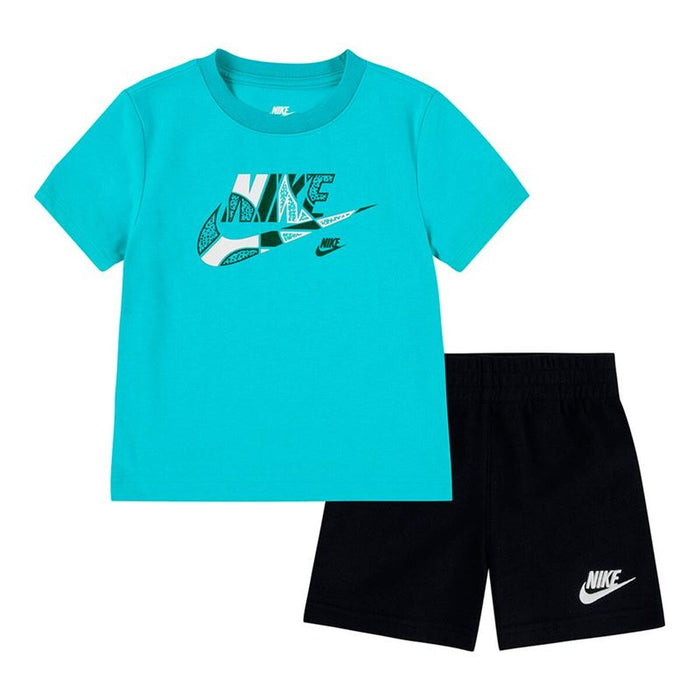 Спортен Комплект за Бебе Nike Nkb B Nsw Otl Ft Short Set Многоцветен 2 Части